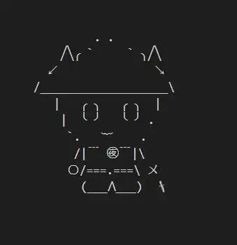 ascii字符画字符世界设定画