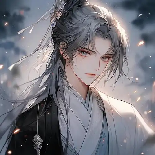 孤独落寞的男生头像古风动漫