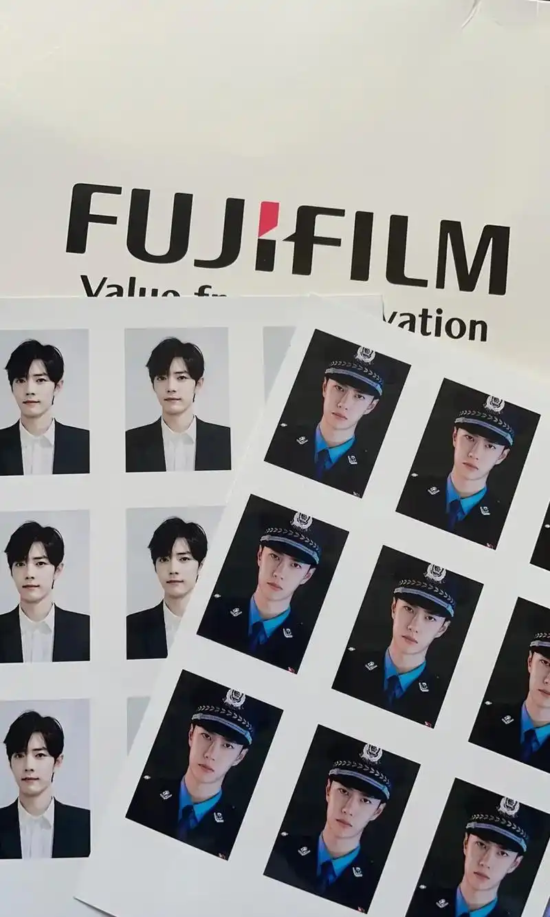 肖战 #王一博 #宇擒顾纵  双职工/.#证件照 - 抖音