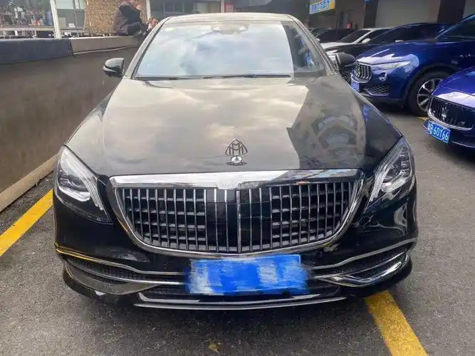 最新拿下15年奔驰s400l(进口)hybrd 全车爆改迈巴赫套装,外黑内棕,柏
