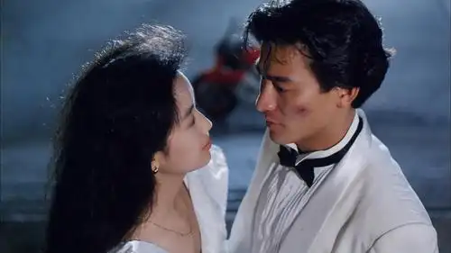 1990天若有情之追梦人乖乖女就这么穿赛博朋克的香港夜景吴倩莲