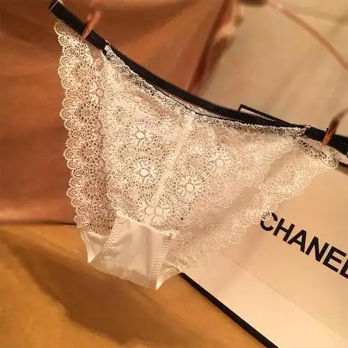 suntek欧美性感蕾丝内裤女t裤可调节细带透明诱惑低腰女士三角裤头