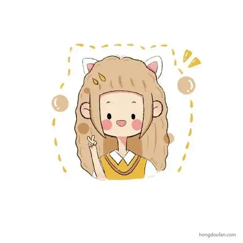 9张超级可爱的手绘女生头像简笔画