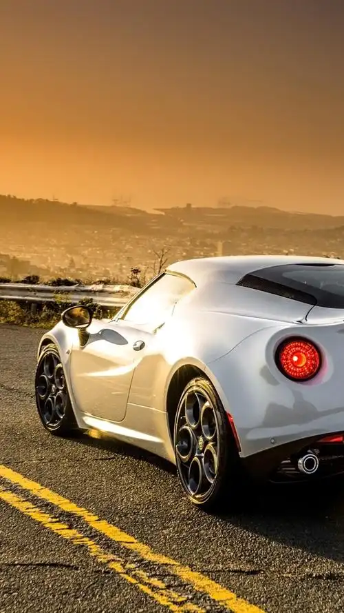 一组精美的阿尔法·罗密欧4c,阿尔法,罗密欧, 标签:道路名车豪车跑车