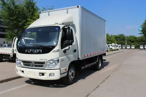 时代汽车m3110马力4165米国五单排厢式轻卡载货车bj5043xxyaa