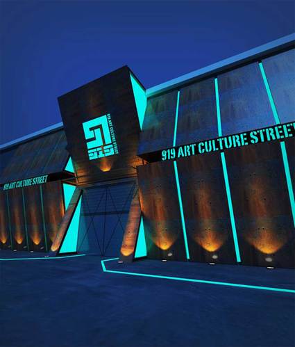 酒吧门头设计效果图ktv夜店娱乐各类门面门头店招设计 专业化服务