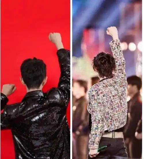 肖战王一博舞蹈动作相似,看到结尾粉丝尖叫:这个相同手势曾见过_舞台