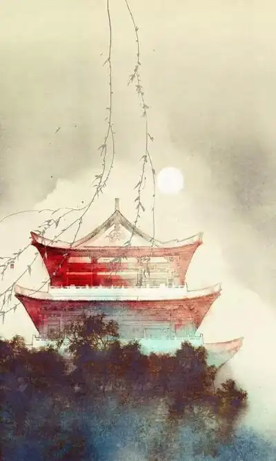 古风 淡雅 壁纸 宫殿