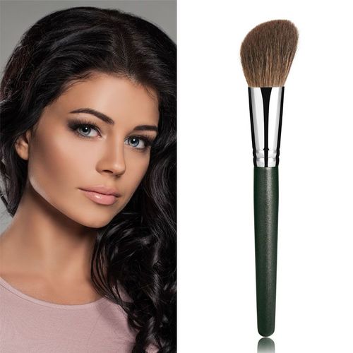 斜角修容刷单只侧影羊毛脸部侧脸阴影刷暗影刷真毛斜头腮红刷化妆