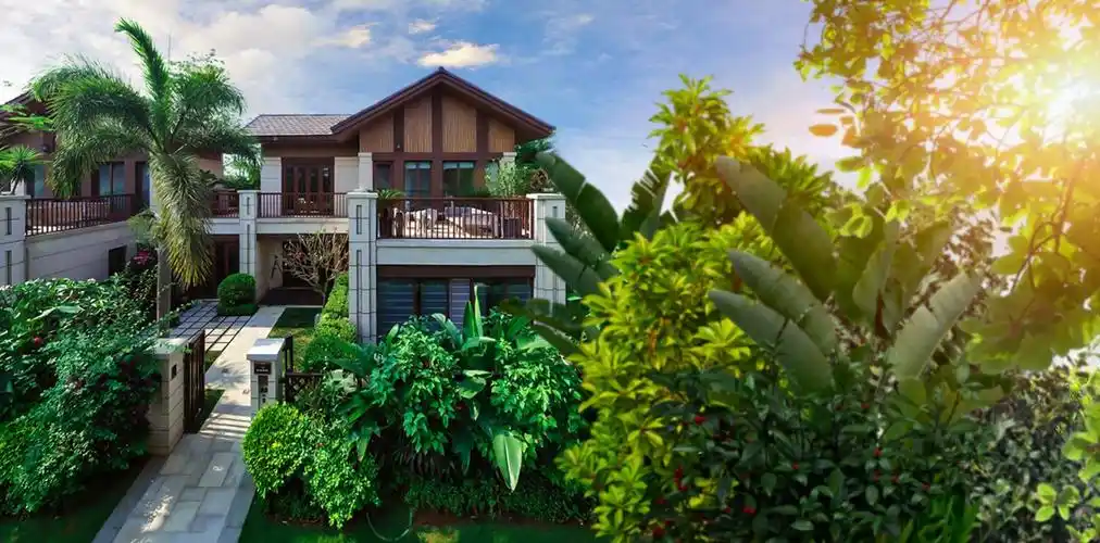 实景图:西一区别墅景观实景图