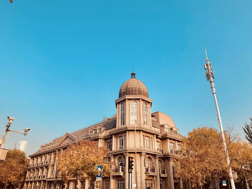 游津门天津五大道街区街景