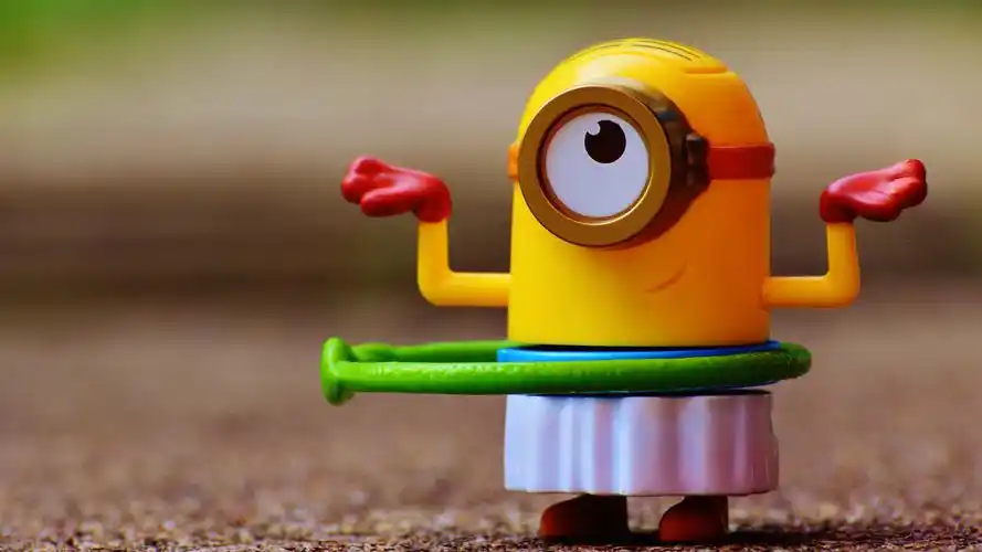 一只眼睛小黄人呆萌可爱桌面壁纸高清大图预览1920x1080_卡通动漫下载