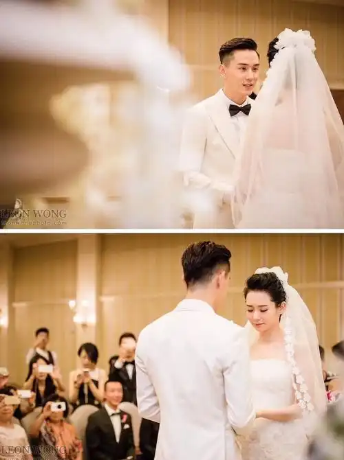 江苏五龙——戚薇和李承铉的结婚照首次被公开!太美了_婚纱