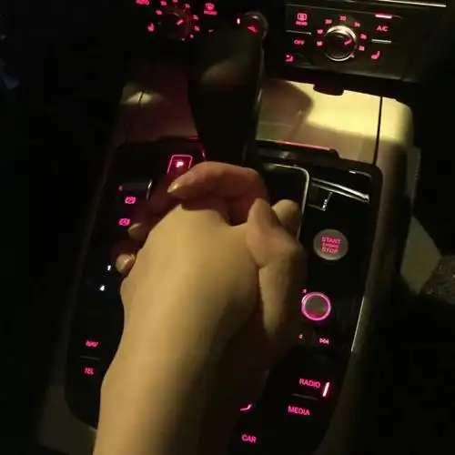 朋友圈秀恩爱的图,可是我更关心这是什么车?好粉啊!