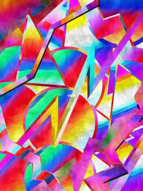 炫彩几何|抽象画|板绘