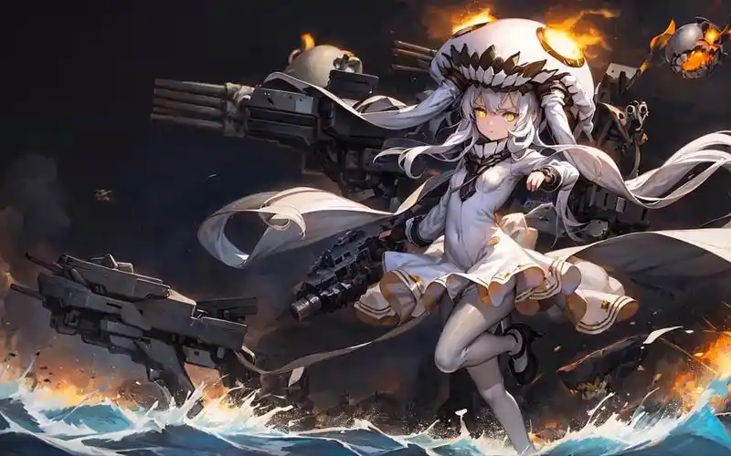 【ai绘画】:厌倦了海军马鹿指挥官的ル99マランちゃん.