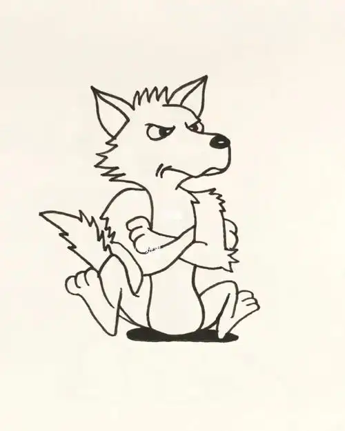 狼简笔画