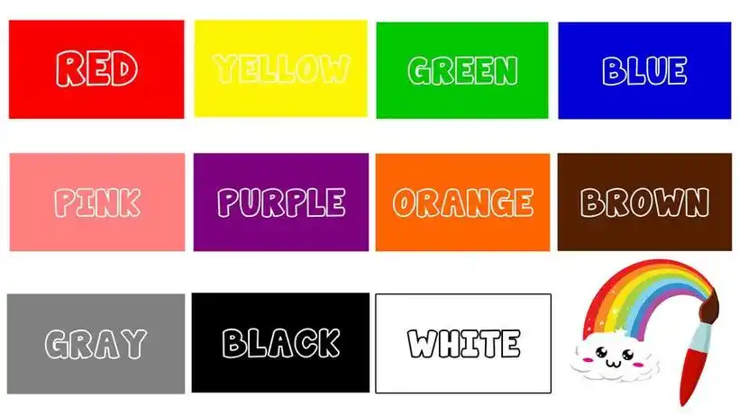 涂颜色英语怎么读?(精选视频11个)-三看网