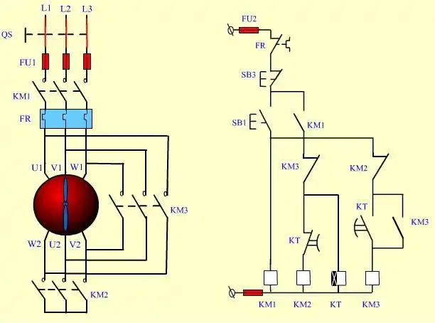 电机三角接线法