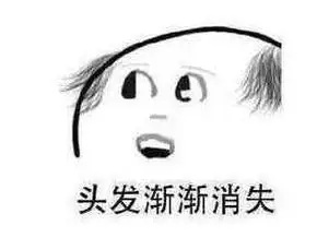 脱发主题搞笑表情包