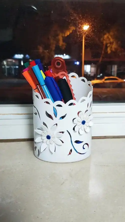 变废为宝#洗发膏瓶子不要扔,料簿,适合新手操作,这样的小清新笔筒