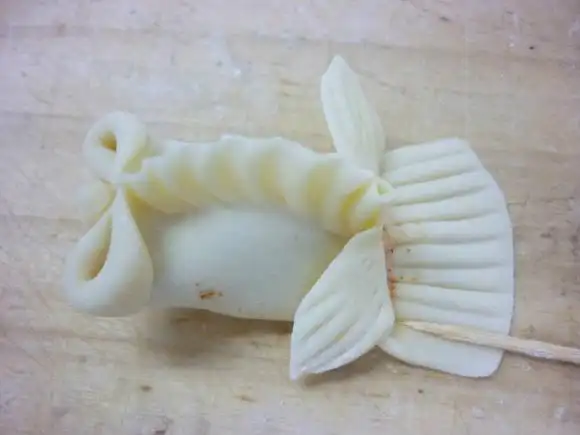 金鱼蒸饺的制作方法