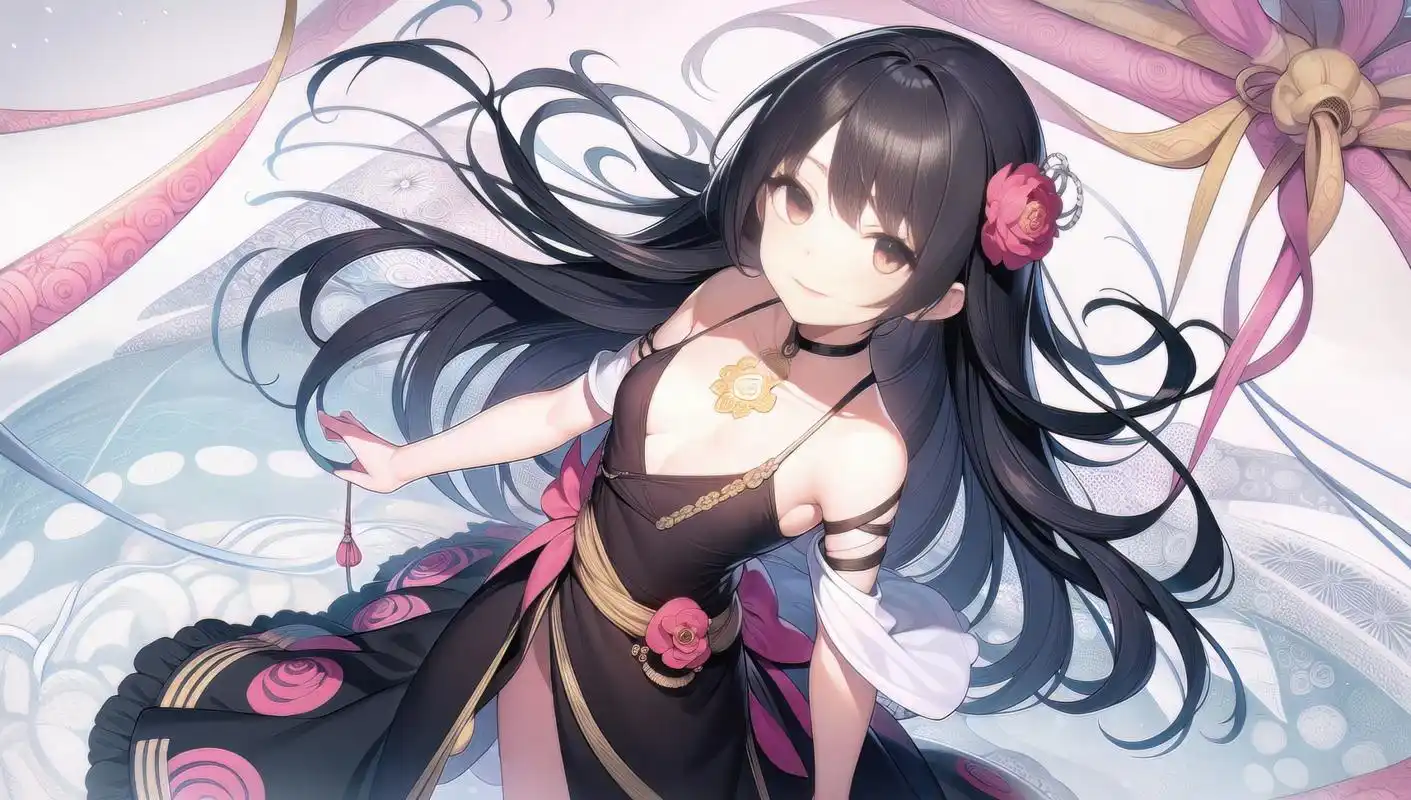 绝美原创二次元超清壁纸#ai美图社# #ai绘图社# #ai手机壁纸