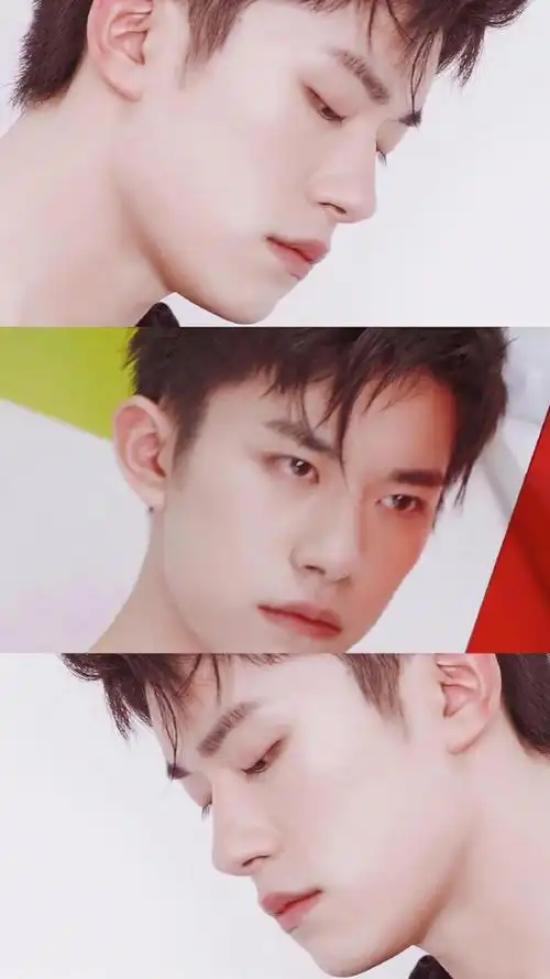 易烊千玺三格拼接