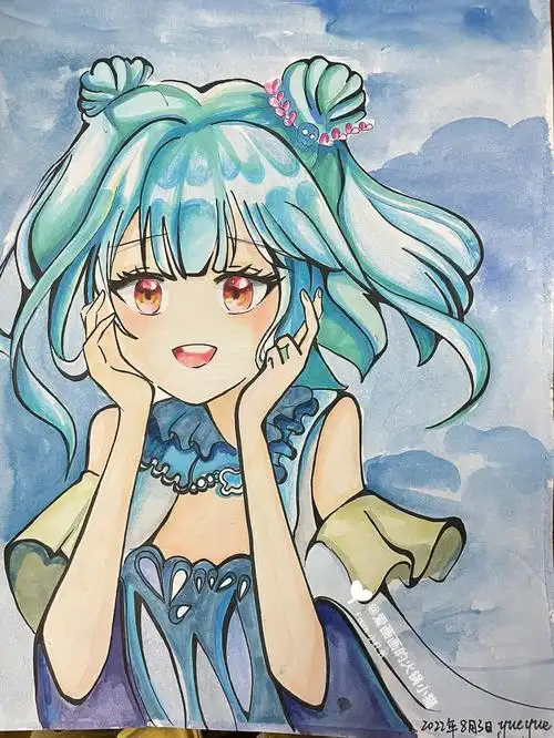 马克笔动漫人物  #漫画  #漫画头像