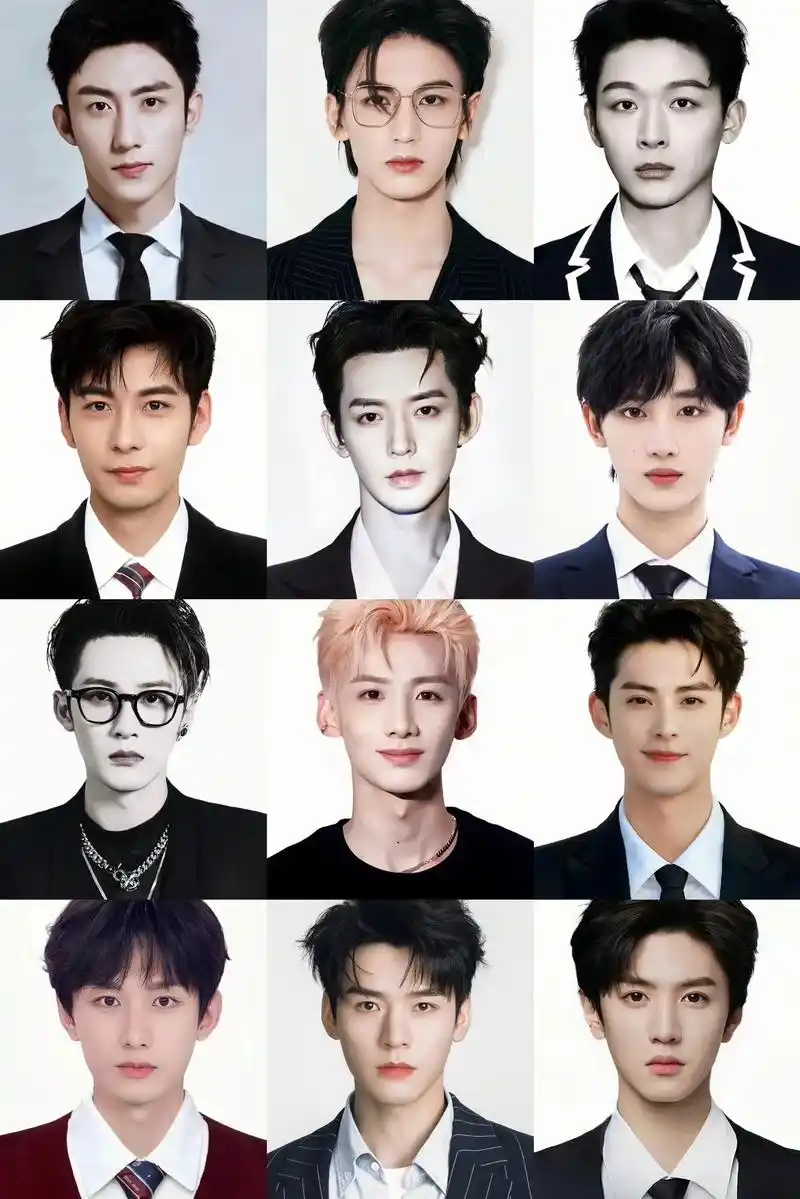 你第一眼看到了谁?#男明星 #证件照 #颜值 #追星 #内娱 - 抖音