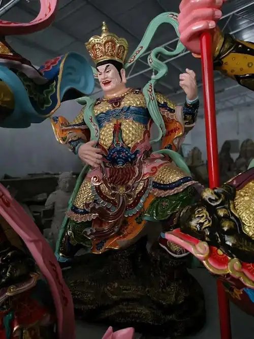四大天王菩萨优质佛像厂家供应树脂四大天王佛像四大天王神像哼哈二将