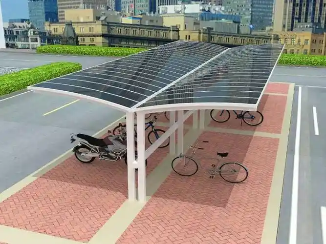 自行车棚效果图