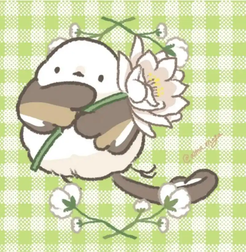 小鸟头像啊! 有哪个姐妹和我一样喜欢小鸟吗?  手做的哟