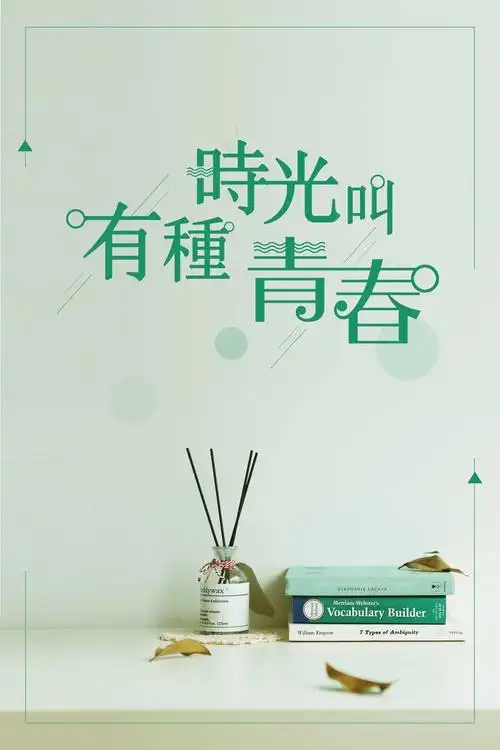 简约有种时光叫青春海报设计