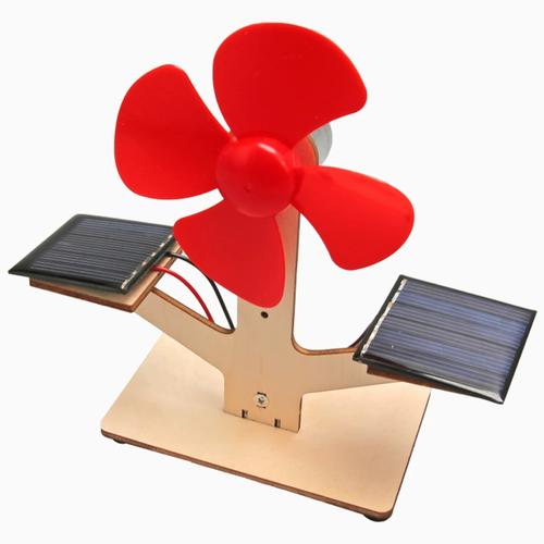 diy手工小发明科技小制作太阳能电风扇科学实验材学生科普器材料