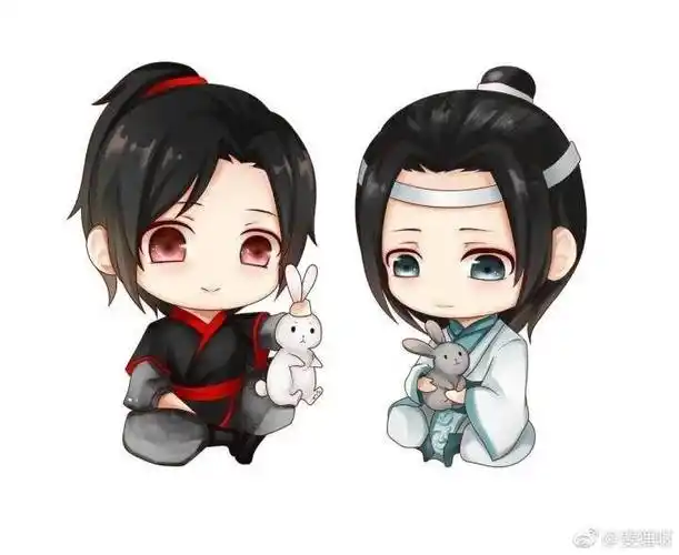 q版忘羡,魔道祖师,蓝忘机,魏无羡
