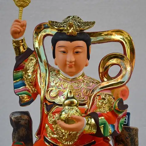 京东商家全国仓九天玄女像 九天圣母神像九天娘娘道教供奉12/16英寸