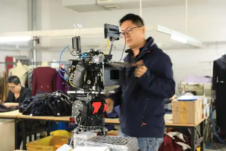 剧组在诗之欧公司拍戏纪实