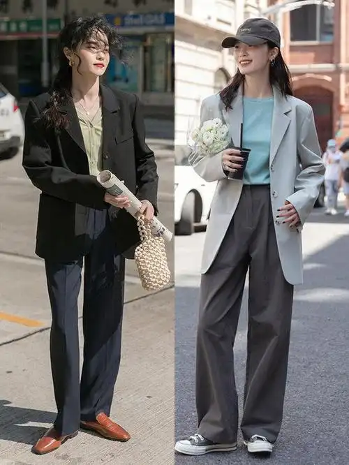 时尚女装搭配图片(女人穿衣搭配技巧简单大方)(1)