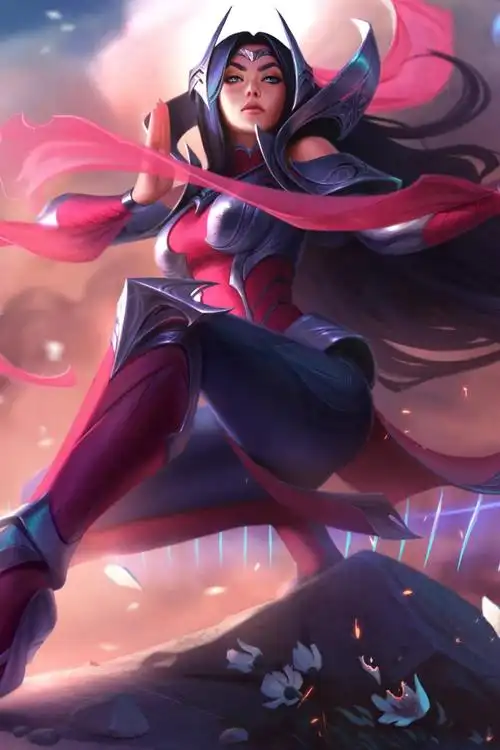 英雄联盟刀锋舞者艾瑞莉娅刀妹新版原画皮肤17