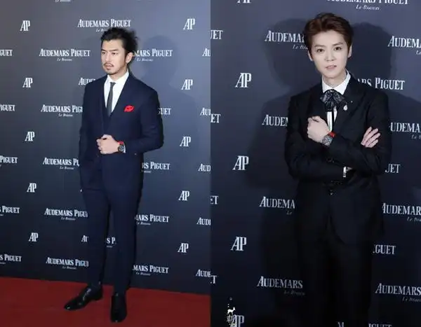 鹿晗陈柏霖同穿西装,颜值均在线,网友:知道鲜肉和硬汉的区别了