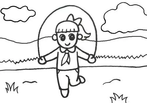 简单有趣的运动主题简笔画