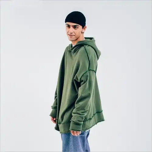 批发空白连帽运动衫前袋鼠口袋连帽衫