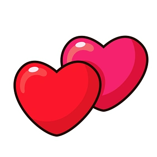 爱心卡通小鸟装饰图案pngpsd2000*2000卡通心形棒棒糖矢量爱心装饰