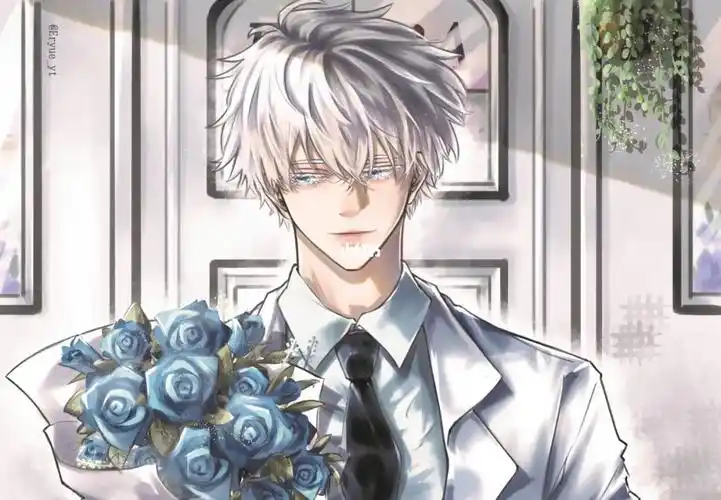 五条悟白色西装