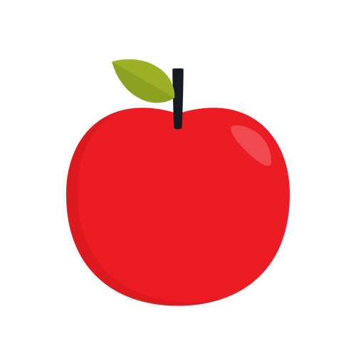 夏至夏天暑假可口水果苹果免扣素材