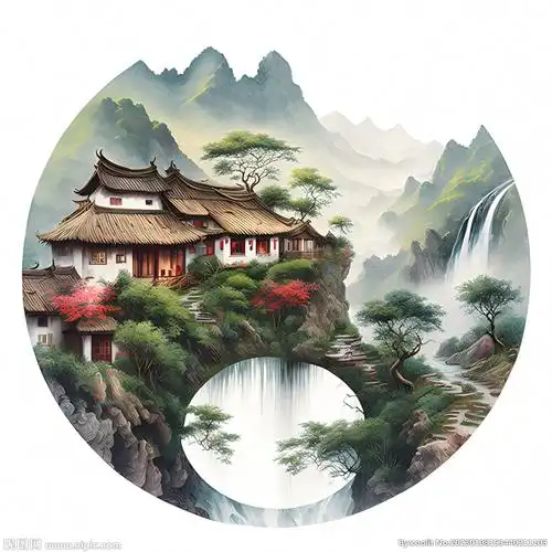 像素格式:png颜色:rgb元(cny)举报收藏立即下载关 键 词:圆形山水画
