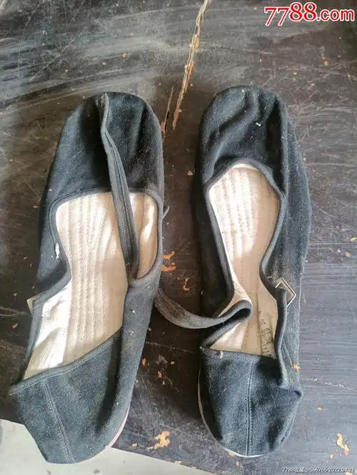 怀旧老天津黑布布鞋