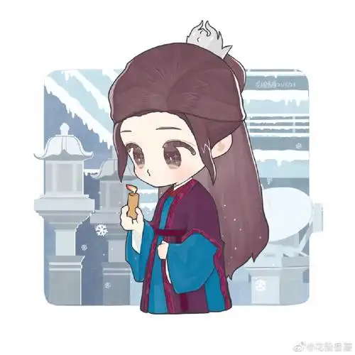 龚俊温客行#gj#予温爱意#画了q版的奇迹温温(8/16)画的时候开着剧当