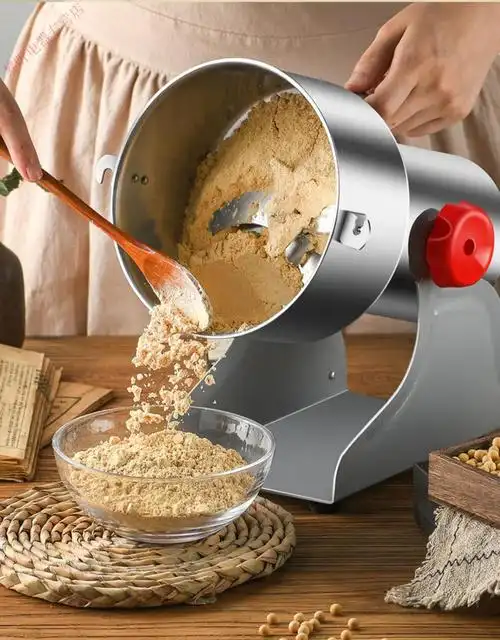 磨粉机研磨机家用小型超细中药打粉碎机五谷杂粮多功能破碎壁机mi2500